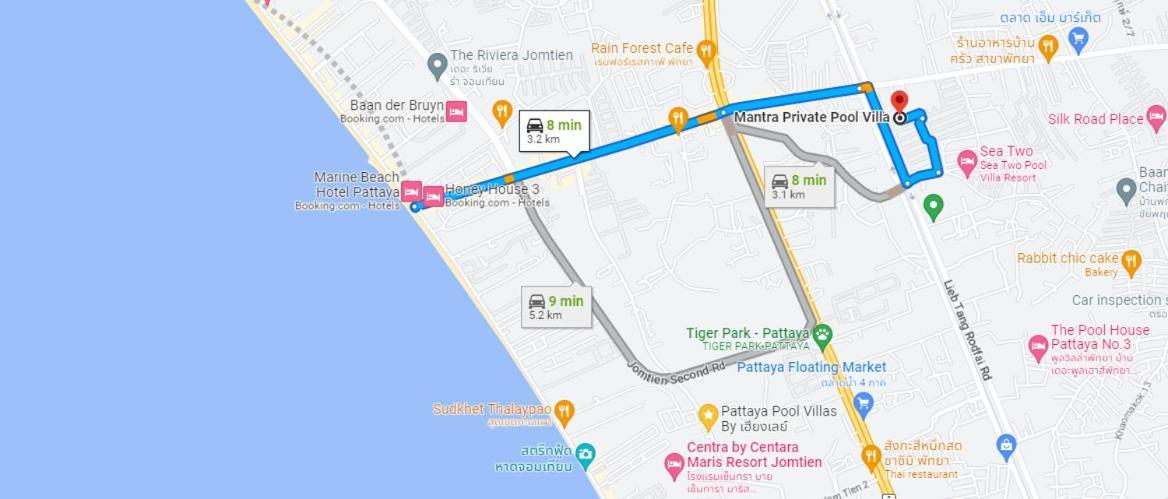 Mantra Pattaya Pool Villa With Jacuzzi In Pattaya-Pet-Friendly Jomtien Beach Exterior photo